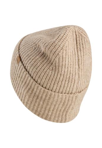 Strickmütze aus weichem Material OS Regular Fit - Caramel