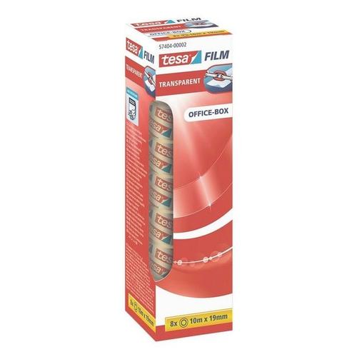 Tesa Klebeband transparent 57404, 19 mm/10 m (B/L) »Office Box«