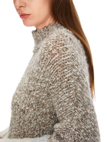 Oversized Sweater Knitted in Germany 38 - Smoke