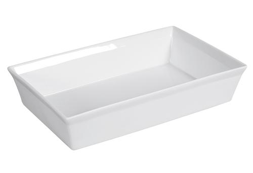 ASA SELECTION Auflaufform »250°c plus Rechteckig Porzellan Weiß 2.5L 52043017«, Porzellan