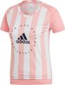 adidas Damen Slim Graphic T-Shirt XS in Rot