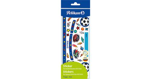 Sticker Deckfarbkasten K12 &amp; K24 Jungenmotive, wasserfest bunt  Kinder