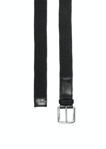 Flechtgürtel Schwarz 105