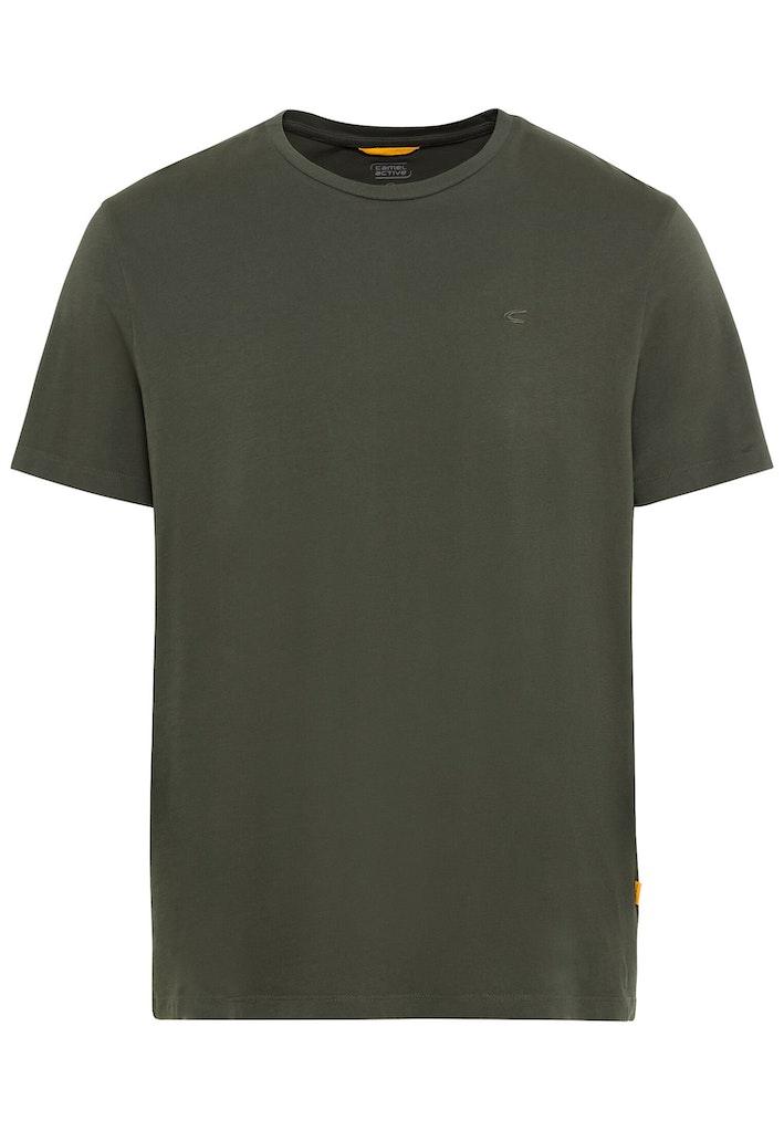 Basic T-Shirt aus nachhaltigem Organic Cotton Grün 4XL