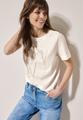Shirt mit Artwork S - Vanilla White