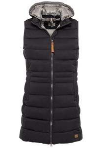 Steppweste mit abnehmbarer Kapuze 42 Regular Fit - Black