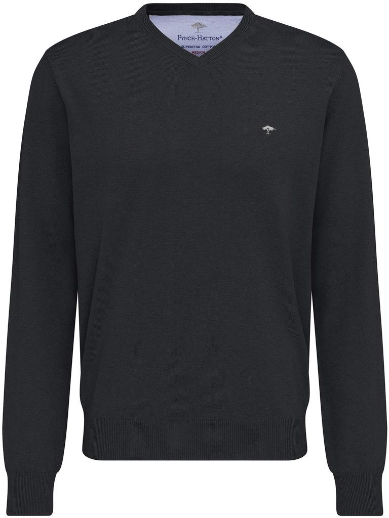 V-Neck Grau 3XL