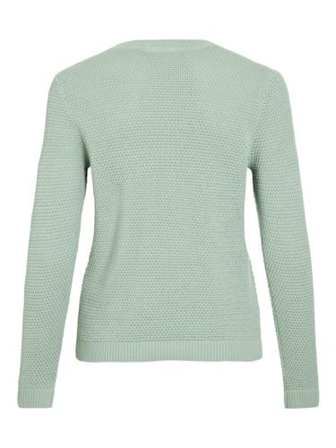 VIDALO O-NECK L/S KNIT TOP- NOOS XS Normal geschnitten - Blue Surf