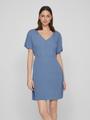 VIMOASHLY BUTTON S/S DRESS 40 Locker geschnitten - Coronet Blue