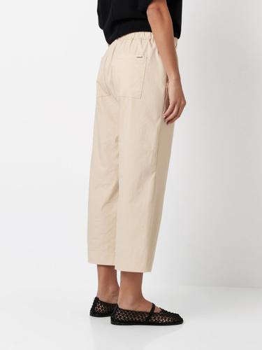 Pia Wide Leg 3/4 38 - Sand
