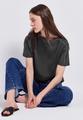 T-Shirt mit Nieten 36 - Granite Grey