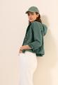 Overshirt mit Kapuze M - Dark Balmy Khaki