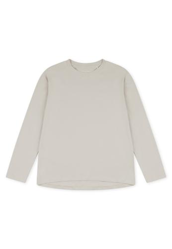 Langarmshirt 36 - Grau-jaspe