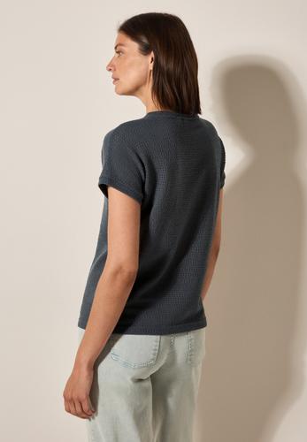 Struktur-T-Shirt L - Volcanic Grey
