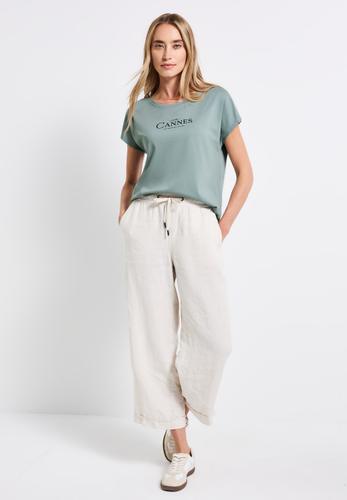 Shirt mit Folien-Wording 38 - Arona Blue