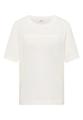 T-Shirt mit Wording Artwork M - Vanilla White