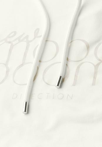 T-Shirt mit Kapuze L - Vanilla White