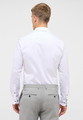 Soft Luxury Shirt Twill Langarm 43/Langarm - 67cm SLIM FIT - Weiß