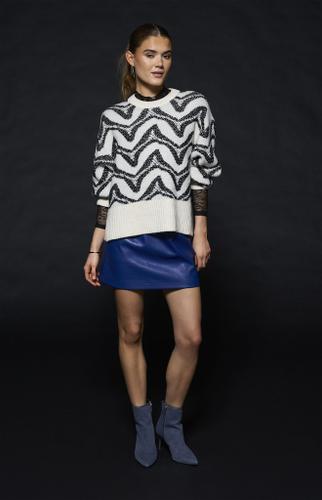 ONLJANE LS JQ O-NECK BF KNT Weiß L