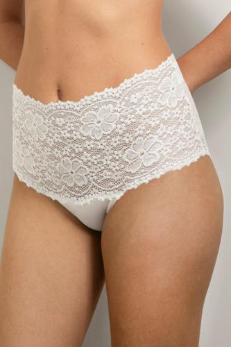 Taillenslip Millefleurs Weiß 48