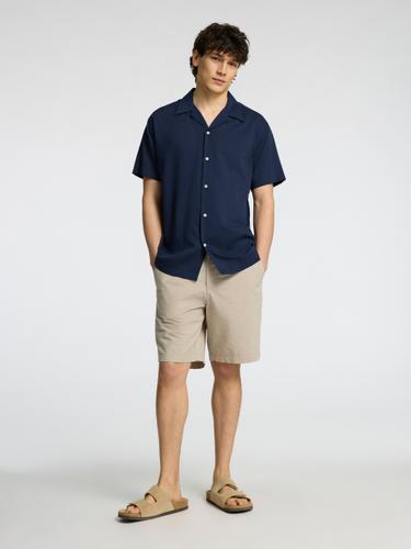 SLHREGULAR-KARL SEERSUCKER SHORTS NOOS M Normal geschnitten - Pure Cashmere
