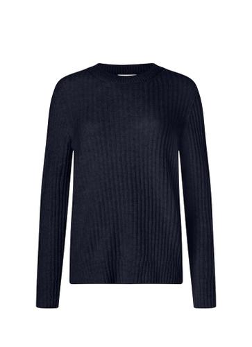 Pullover Rundhals 1/1 Arm Blau 42