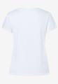 T-Shirt mit Pailletten-Roller weiß Frühjahrs-Kollektion Weiß 34
