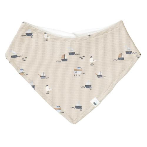 Kn.-Tuch STCK - Warm Beige Aop