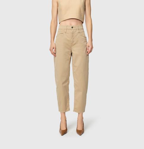 MAC JEANS - BORA, Authentic stretch gabardine 34/OL Relaxed Fit - Braun