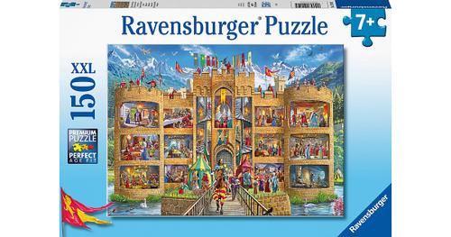 Puzzle Blick in die Ritterburg, 150 Teile