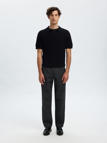 SLH175-SLIM MILES BRUSHED PANT W NOOS 30/32 Slim Fit - Dark Grey