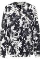 Bluse Viskose Langarm Schwarz 42/Langarm