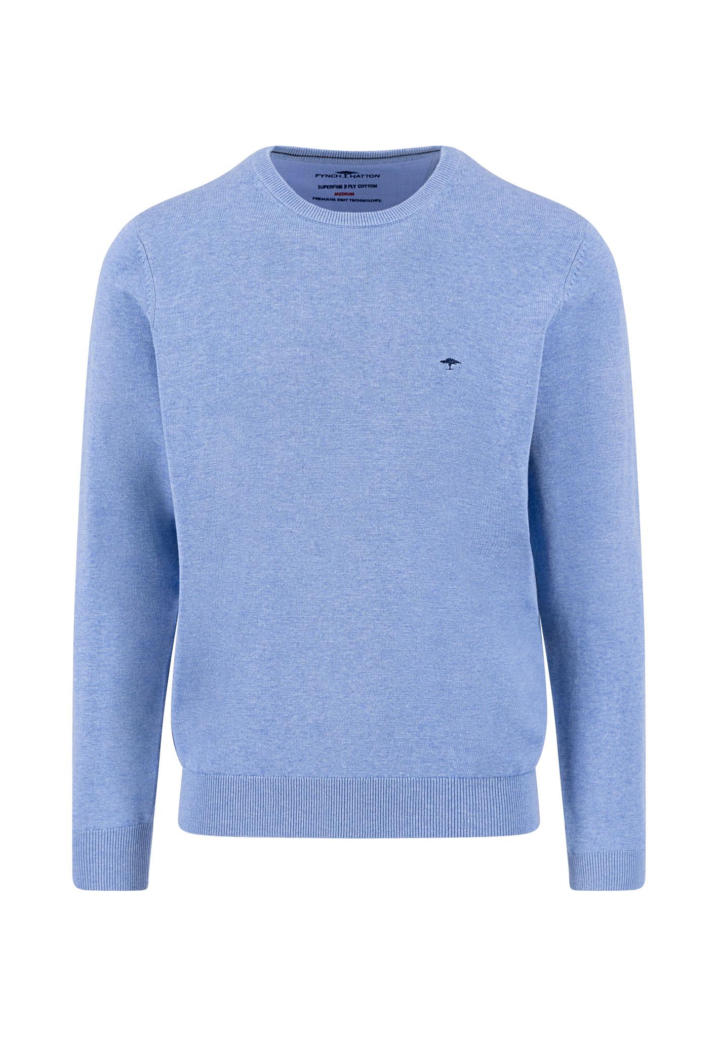 O-Neck S Casual Fit - Crystal Blue