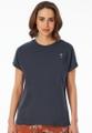 Shirt Kurzarm Grau 36