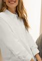 Strukturbluse L - Vanilla White
