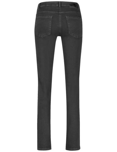 5-Pocket Jeans SOL꞉INE BEST4ME Slim Fit Kurzgröße 38S Slim Fit - Black Black Denim