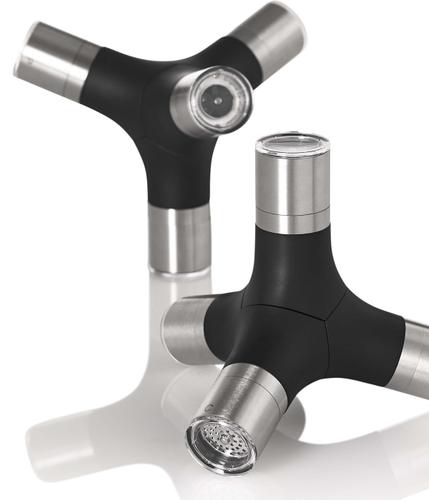 Magnetische 4in1 Mühle GIANT, für Pfeffer, Salz und Chili, Ceramic Mahlwerke CeraCut®