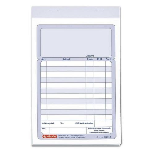 Herlitz Formularvordrucke »Kassenbuch mit Additionsblatt«