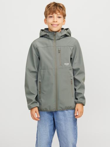 JJETHEO SOFTSHELL JACKET NOOS JNR 128 - Agave Green