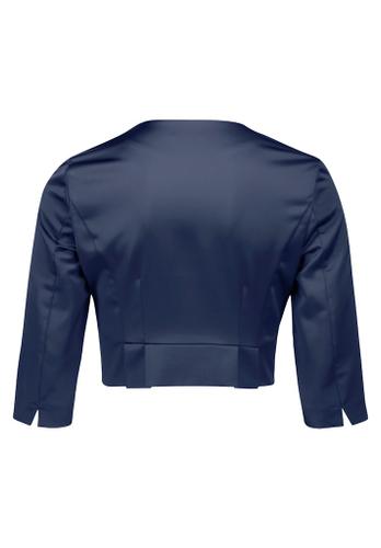 Bolero-Jacke Blau 48
