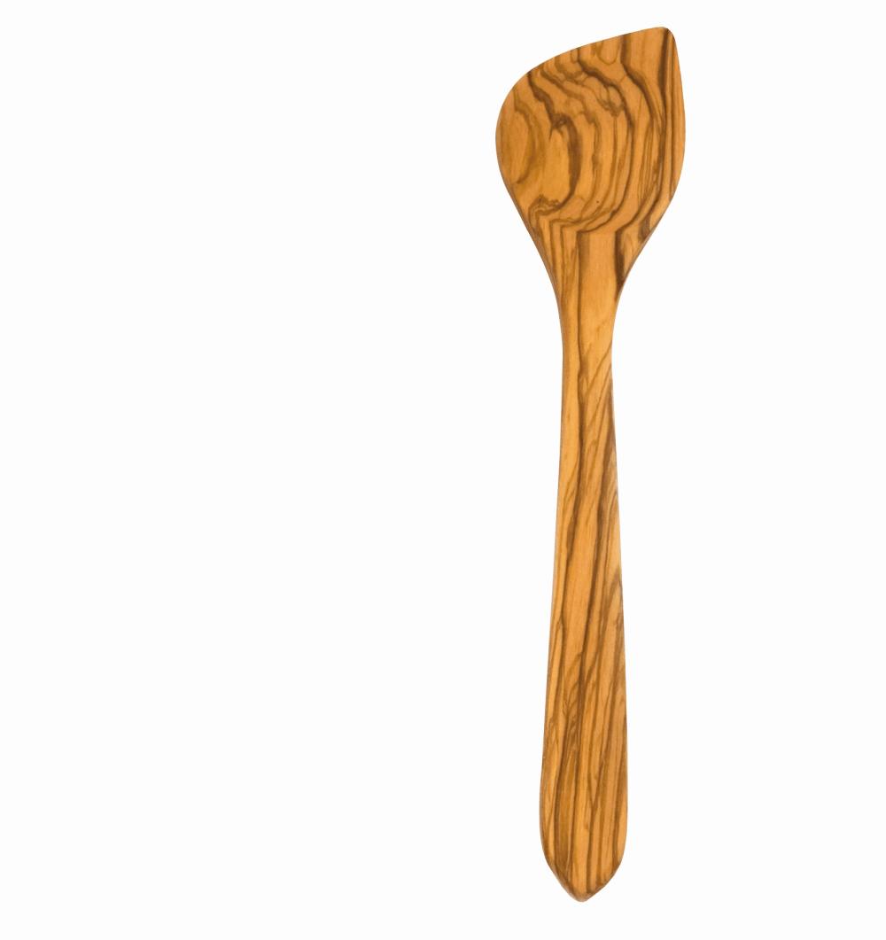 Holz Rührlöffel spitz, Olivenholz, 30x6cm - Default Title