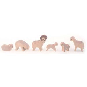 Schafgruppe, 6-teilig - Minis mit Geschenkkiste