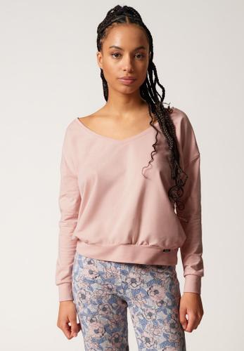 Skiny Damen Shirt langarm Night In Mix &amp; Match Rosa 42