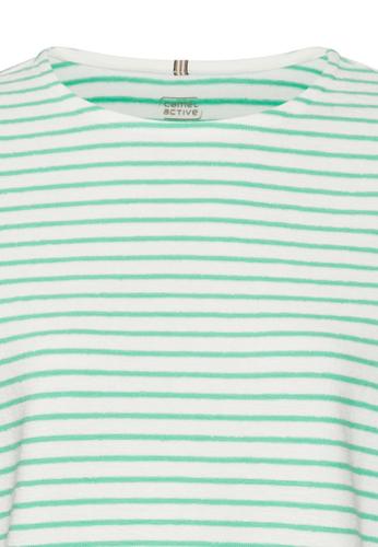 Langarmshirt mit Rundhalsausschnitt S Regular Fit - Peppermint Stripes