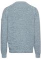 Rundhals Pullover aus Baumwolle Blau 3XL