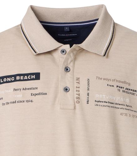 Polo-Shirt M Basic Circular Knit - Beige