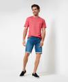Style Timmy M Rundhalsausschnitt, Modernes T-Shirt, Rundhals, Aufgesetzte Brusttasche, Gerader Schnitt - Signal Red