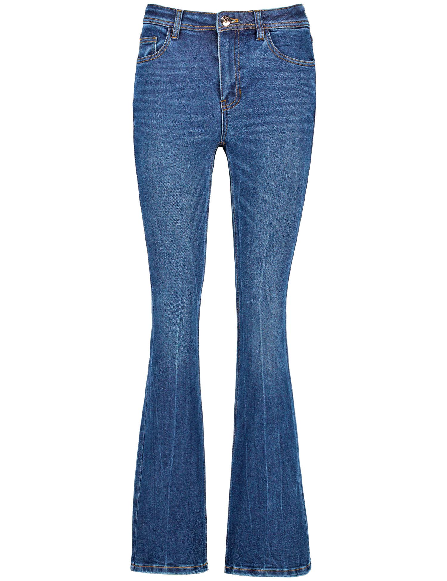 Bootcut Jeans 36 Figurbetont - Dark Blue Denim