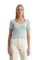 Ringel-T-Shirt regular XL - Multi/ Pure Teal