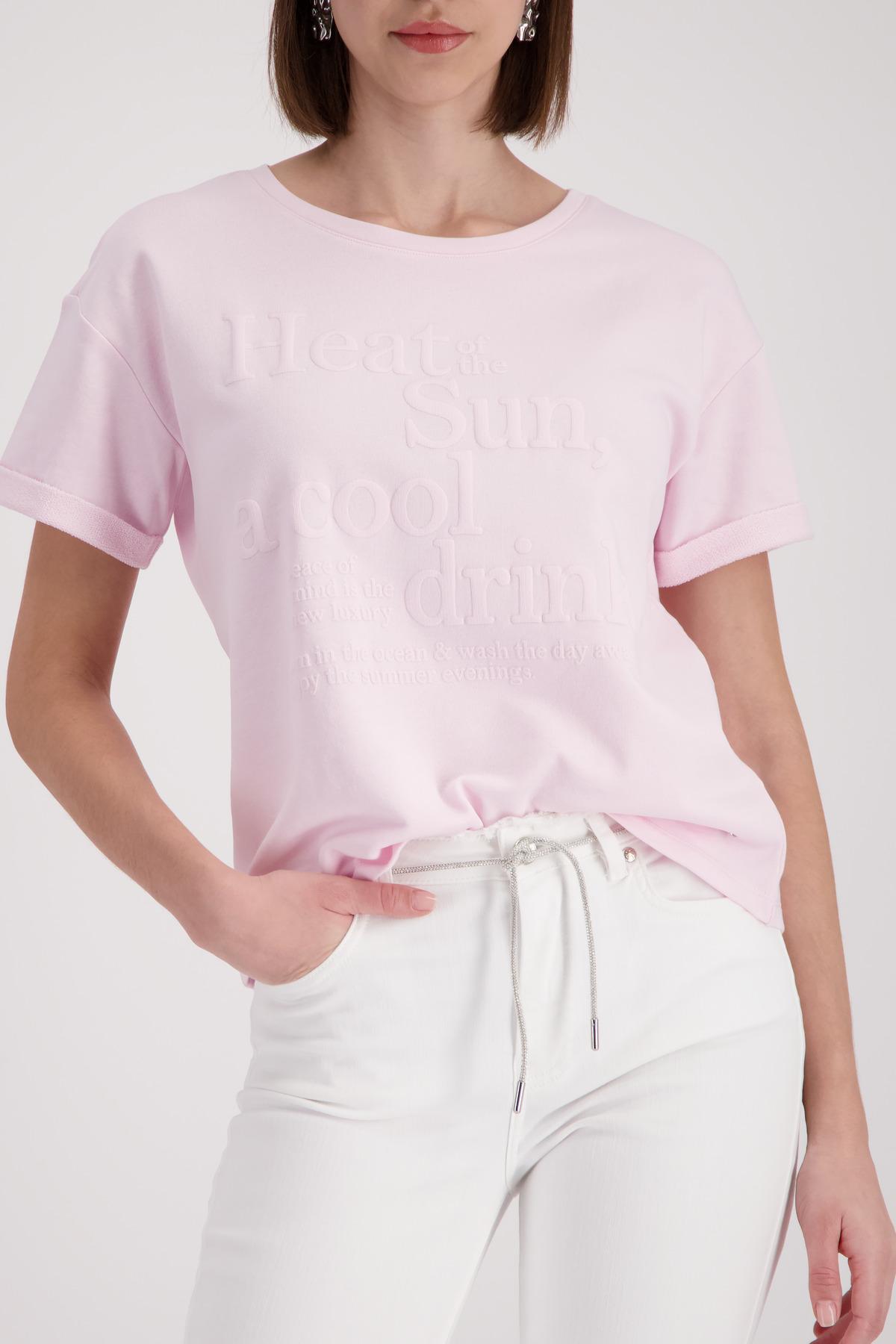 Sweatshirt mit toniger Schrift 46 - French Rose